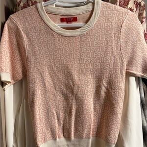 Guess Pink short sleeve & skirt set